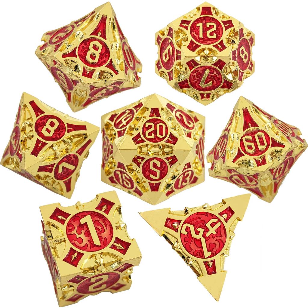 Metal coc running dice dnd dragons and dungeons multi-faceted rpg dice cthulhu d20 настольная игра