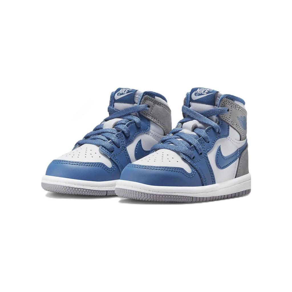 Air Jordan 1 Retro High OG TD True Blue Baby Sneakers White Cement-Grey FD1413-410
