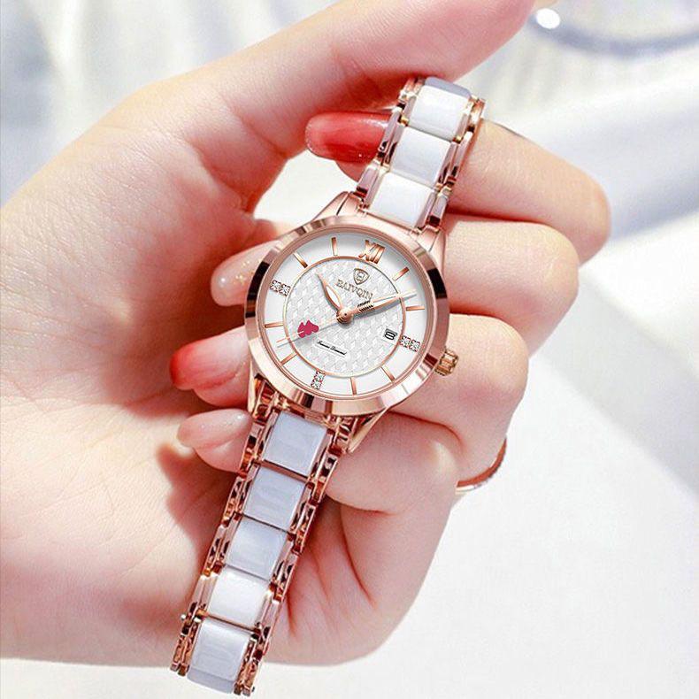 Швейцарские роскошные водонепроницаемые керамические женские часы - идеальный подарок на Танабату