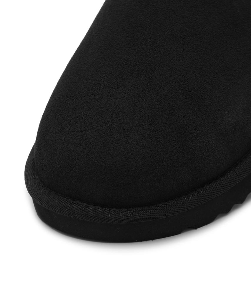 Ugg Suede Leather Mini Boots (Classic Ultra Mini) W - Black / 1116109Blk