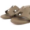 Great HERMES Mule Oazis sandals H logo leather leather Women 35 151215Z Used
