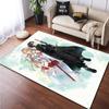 Hot Anime SAO Sword Art Online Modern House Living Room Floor Matte Bedroom Carpet Poster Mat Pattern Decorative Square Rug Gift