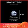 New Hot 2025 New B5 80% For Volkswagen Car Metal Emblem Wiper Stickers Reflective Decor Decals For Volkswagen GOLF 5 Tig