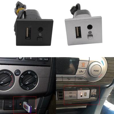 1 шт., автомобильный USB-разъем AUX, входной адаптер, кабель USB-интерфейса, кнопка для Ford Focus 2 mk2 2009 2010 2011