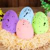 50/100Pcs Speckled Foam Easter Eggs Colorful Painted Bird Eggs  Easter Party Decorations