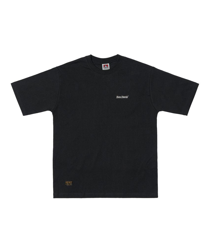 BEN DAVIS White Label Вышитая футболка Угольный