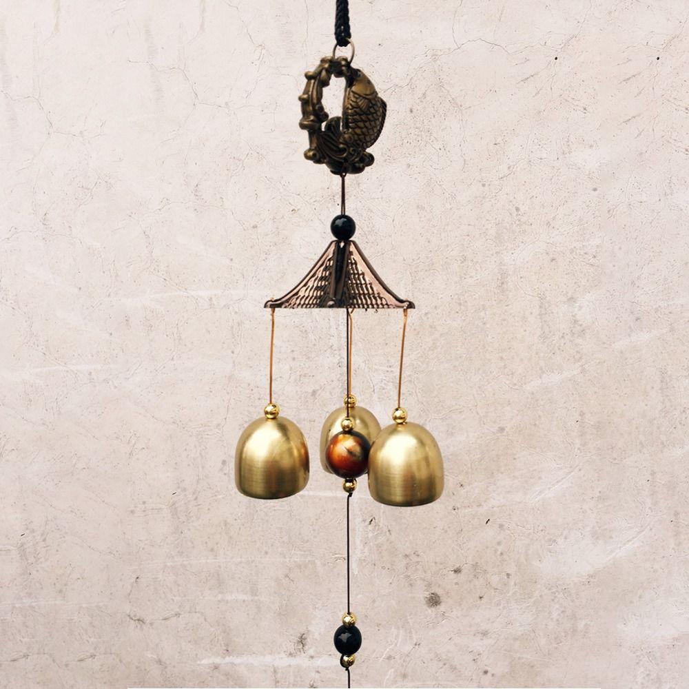 Уличные медные колокольчики ветряные колокольчики креативные украшения для сада и двора своими руками ретро подвески на удачу