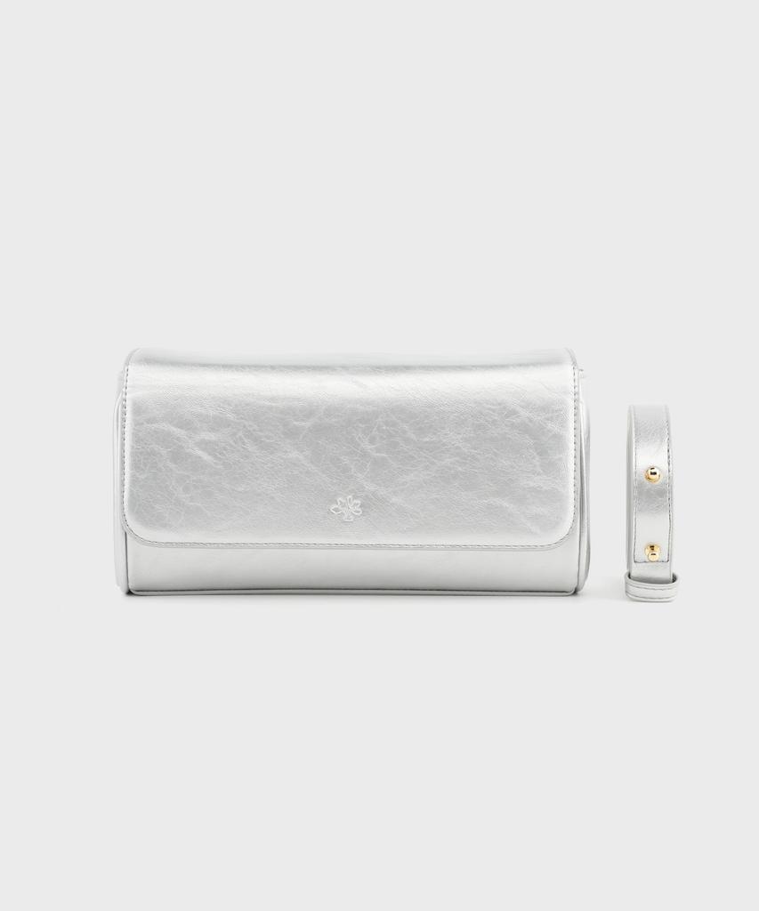 Сумка Monsac Louvre Square Серебристая Ap12-2495-Si