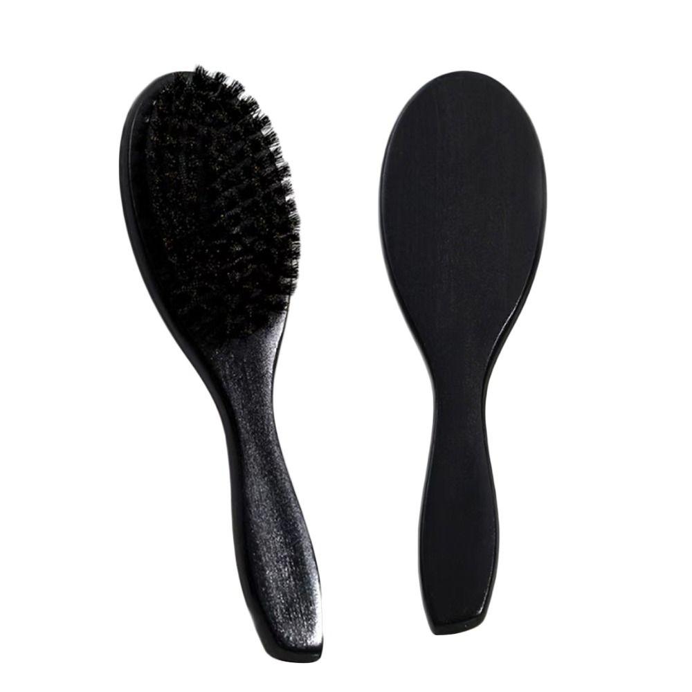 Beard Brush Boar Bristle Brush Comb with Boar Bristles Scalp Massage Comb Portable Air Bag Comb