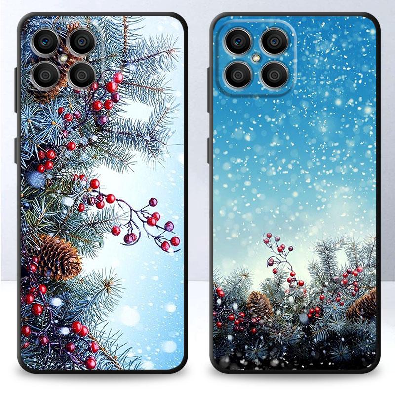 Мягкий чехол из ТПУ с Рождеством, снегом и зимой для Xiaomi Mi 9 SE A2 Lite 11 Lite 10S 12 10 5G 9T 10T 11T Note 10 Pro 12X Bag
