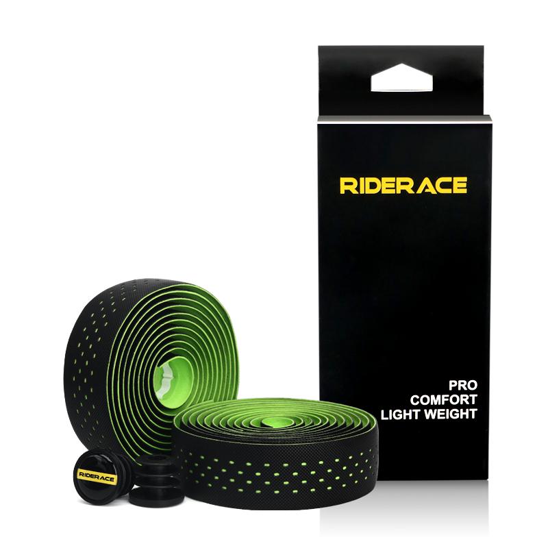1 пара лент для руля велосипеда, перфорированная дышащая полиуретановая лента для руля шоссейного велосипеда, фиксированный ремень с 2 заглушками