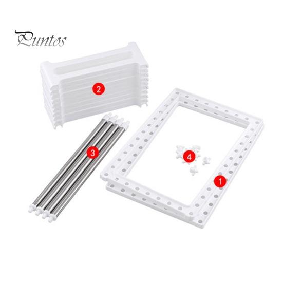 Стеллаж для хранения, органайзер для шкафа, большая вместительная полка с регулируемой высотой, 2-уровневый держатель для хранения в кухне и ванной комнате, органайзер для кладовой