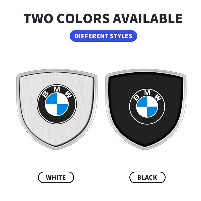 3D Metal Car Body Fender Emblem Shield Stickers Decor Auto Accessories For BMW 2 Series F22 F23 F45 F46 F87 F44