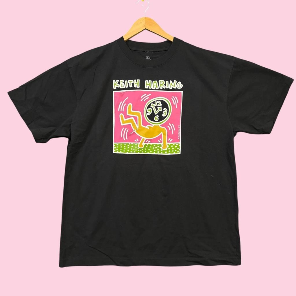Keith Haring N.Y.C. Fresh Festival Clock Man Tee L