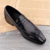 Fashion Office Leather Men Shoes Fashion Handmade Business Dress New Arrival Elegant Black Brown Formal Casual Wedding Party Male's Shoe