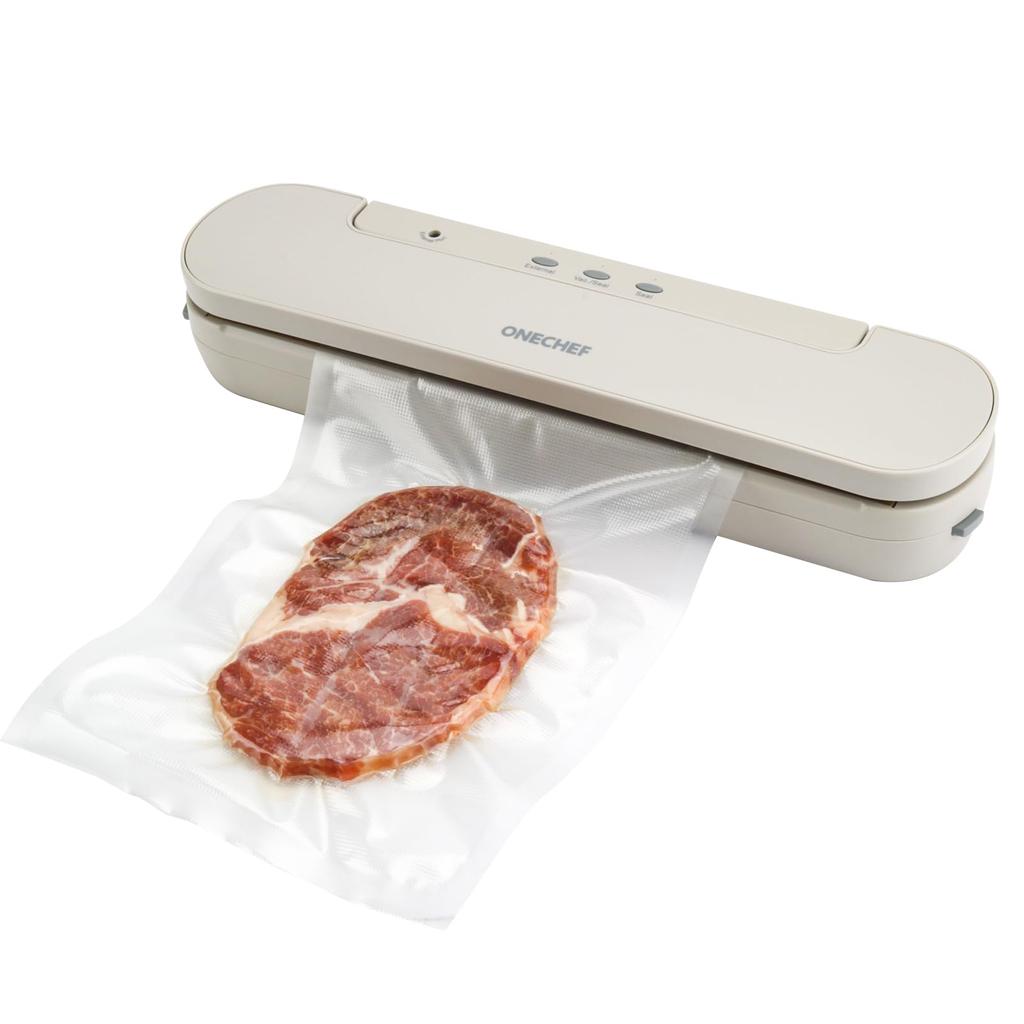 Vacuum Packing Absorption Capacity 30cm Extension Crimp Canister Vacuum Low for Home and Commercial Easy Operation Vacuumsealer Gray Bag [2024 Model]