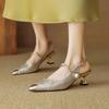 Новый стиль Уличный Простой Повседневный Модный Банкет Вечеринка Сказочный Стиль Ретро Стиль Удобные Одношаговые Женские Туфли на Высоком Каблуке