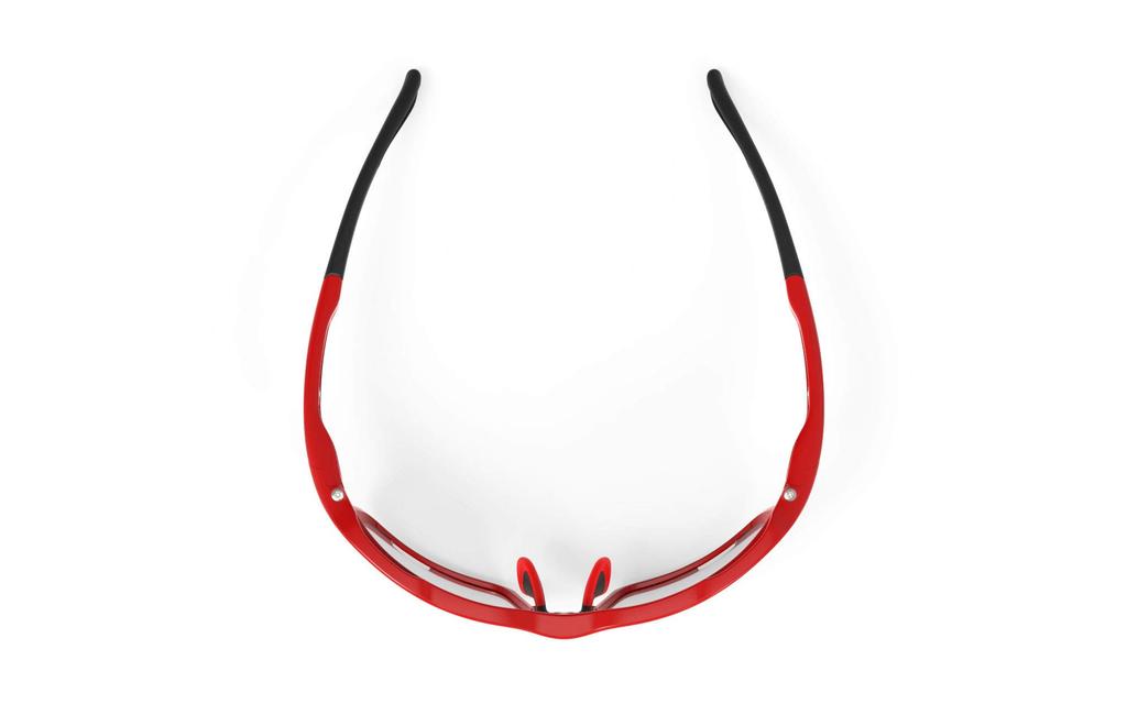 Rudy Project SINTRYX Fire Red X2 Photochromic Black Lens Sunglasses for Road Lens 66mm Frame/Impact SP497345-0000 (Single-piece Cycling, Marathon,