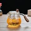 High Borosilicate Glass Teapot, Household Side Handle, High-temperature Hammer Tea Sea Tea Ware, Soaking Teapot.