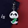 Pendant Panda Women Key Chain Doll Plush Key Buckle Car Key Ring Ornaments Korean Style  Key Holder