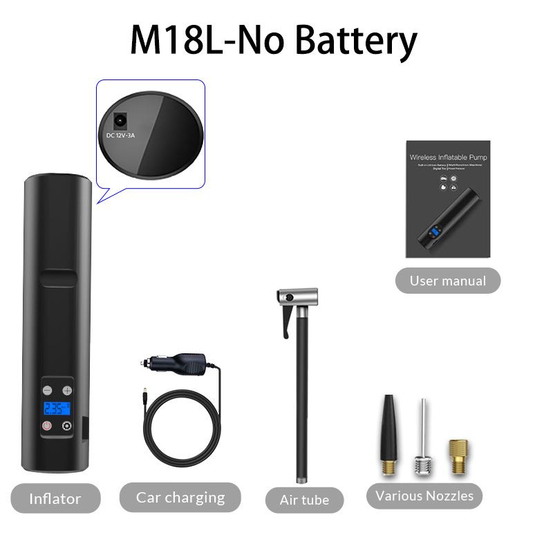 E-ACE Надувной насос для шин, цифровой ручной автомобильный насос для шин, 12 В, 150 фунтов на квадратный дюйм, перезаряжаемый воздушный насос, емкость 6000 мАч