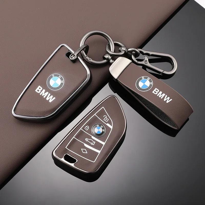 2025 для BMW 1 2 3 5 7 Серии X1 F48 X3 G20 X4 X5 G05 X6 F16 M40i M440i G02 G31 G23 F34 F15 F40 IX3 TPU Кожаный Чехол Ключ от Машины