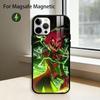H-HazbinS H-Hotels AlastorS Phone Case For iPhone17,16,15,14,13,12,11 Plus,Pro Magnetic For Magsafe Wireless Charging