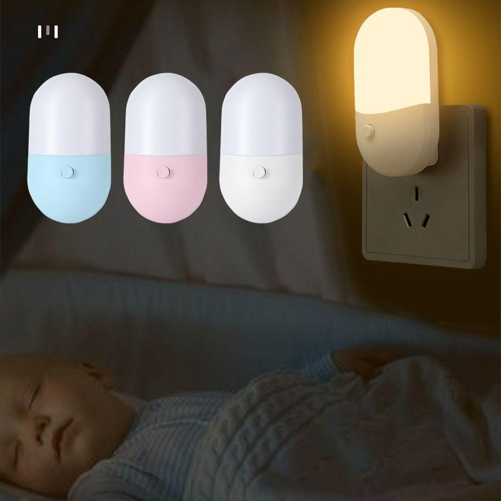 Eye Protection Bedroom Light Hallway Socket Lamp Plug In Energy Saving Led Night Light Kids Light