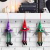 Halloween Witch Hat Window Display Decoration Ghost Festival Bar Party Striped Long Leg Atmosphere Decoration Ornament