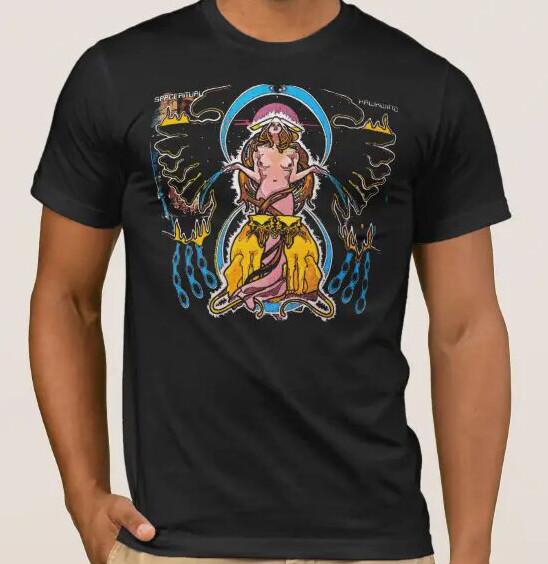 Космический Ритуал Классическая Футболка Hawkwind Дэйв Брок Воин На Краю Времени Унисекс Футболка