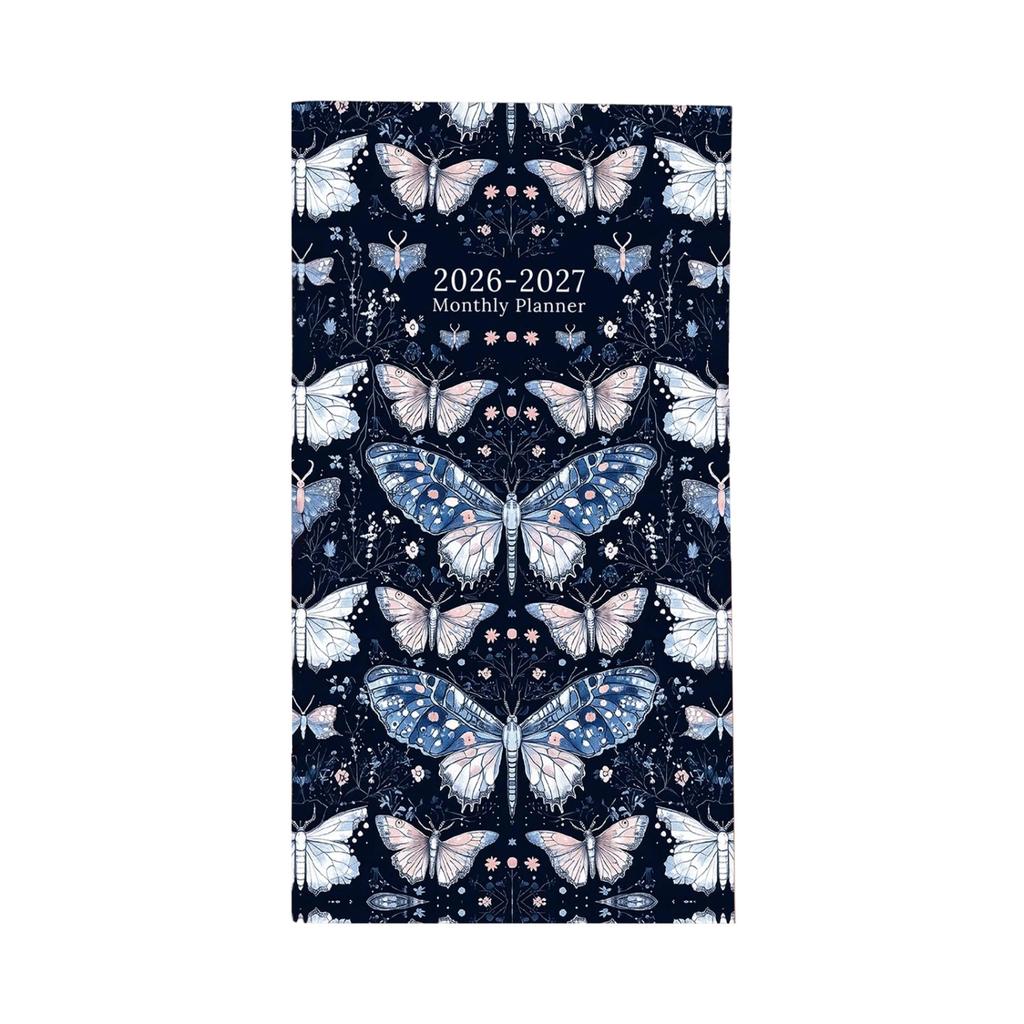 Карманный календарь 2026-2027 - Планировщик дат, Портативный органайзер расписания, Месячный и годовой планировщик