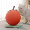 Cat Climbing FrameCat Scratching BoardSmall Claw Teasing ToyCat Scratching BallOrange ShapeNo Trace