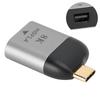 Aluminum Alloy Shell TypeC Male to Mini DP Adapter Connector for Windows Android OS X