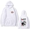 Anime Demon Slayer Cherry Blossom Graphic Hoodie Kamado Nezuko Kamado Tanjirou Pullover Men Women Casual Fleece Hoodies