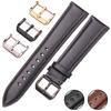 Watchband Smooth Watch Strap Band Genuine Leather 18mm - 24mm Watchbands Black Brown Men Bracelet Blet Accessories Stainless Steel Buckle