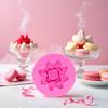 Pink 3D Flower Lotus Silicone Mold for DIY Cupcake Cake Topper Decoration Jelly Shots Fondant Mold Crystal Handmade Ice Cream Soap Mould Candy Making