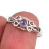 Натуральный драгоценный камень танзанит 925 пробы стерлинговое серебро ювелирное кольцо размер 7 N7O41
