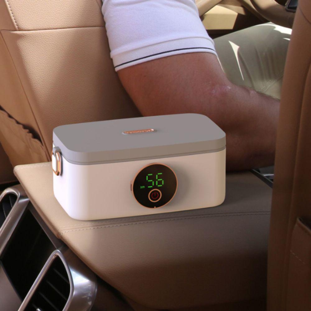 USB Charging Warmer Lunch Box Stainless Steel Inner Liner Food Warmer Container Student