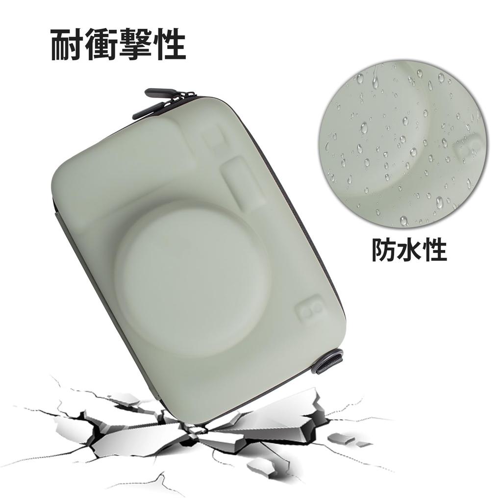 Kinokoo Instax Fujifilm Instax Wide Wide Wide Camera Case Fujifilm Instax EVA Camera Case Camera Bag Full Protection PU Leather with Strap Case,