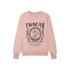 Teenie Weenie Women's 2025 Spring Bear Letter Crewneck Sweatshirt