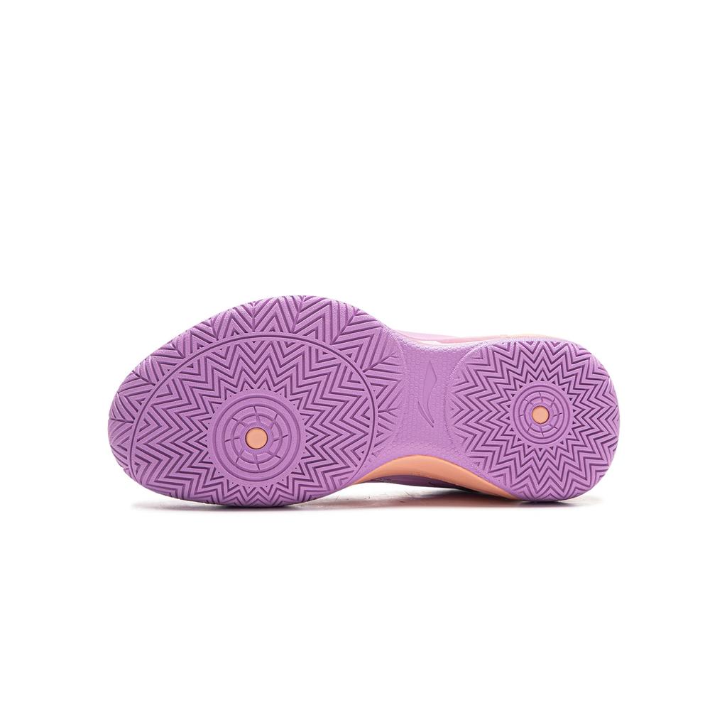 Li Ning Kids Basketball Wind Shadow 2.0 Simple Fashion Versatile Classic Basketball Shoes Kids Basketball Shoes Jasmine-Purple YKBV032-13