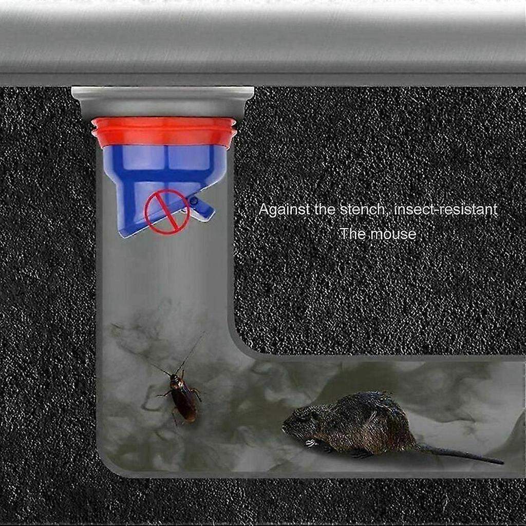 Shower Floor Drain, Backflow Preventer, Odor Proof, Quick Drain Valve, 3.5X5.3cm