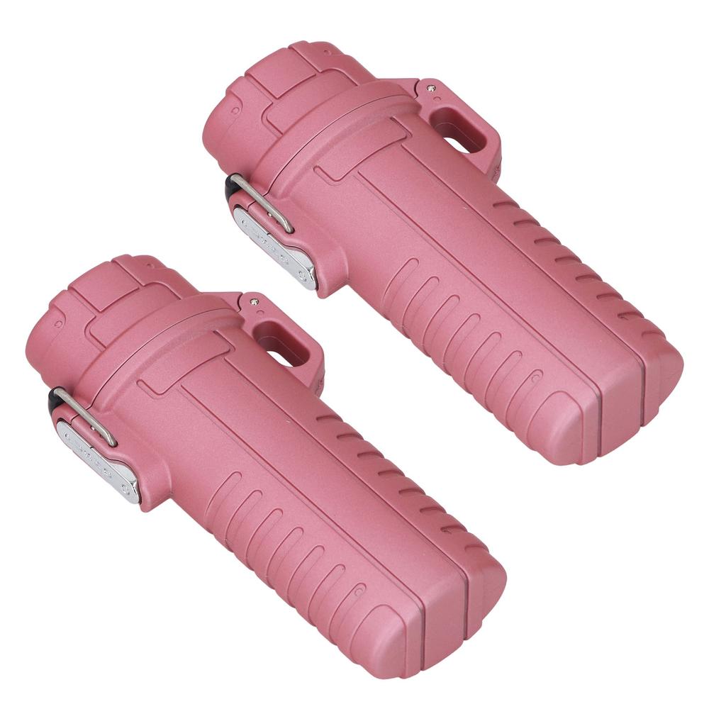 2 Pcs Water Proof Storage Tube Airtight Cover Rubber Sealing Plastic Tube Storage Box for Outdoor Camping Travel