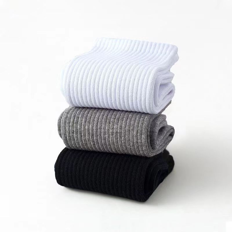 BMW Autumpure coloreasiest for match black and white men's and women's sports high stockings casual cotton soft men's socks zhuji socks wholesale