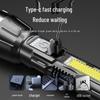 Warsun B350 Rechargeable LED Flashlight with COB Side Light