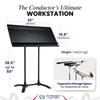 Manhattan Music Stand M54 Regal Conductor's Stand, Black
