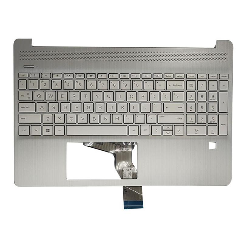 For HP 15-DY 15-EF 15S-FQ 15S-FR 15S-EQ TPN-Q222 Q230 Palm Rest shell Keyboard upper cover case L63578-001 L63579-001