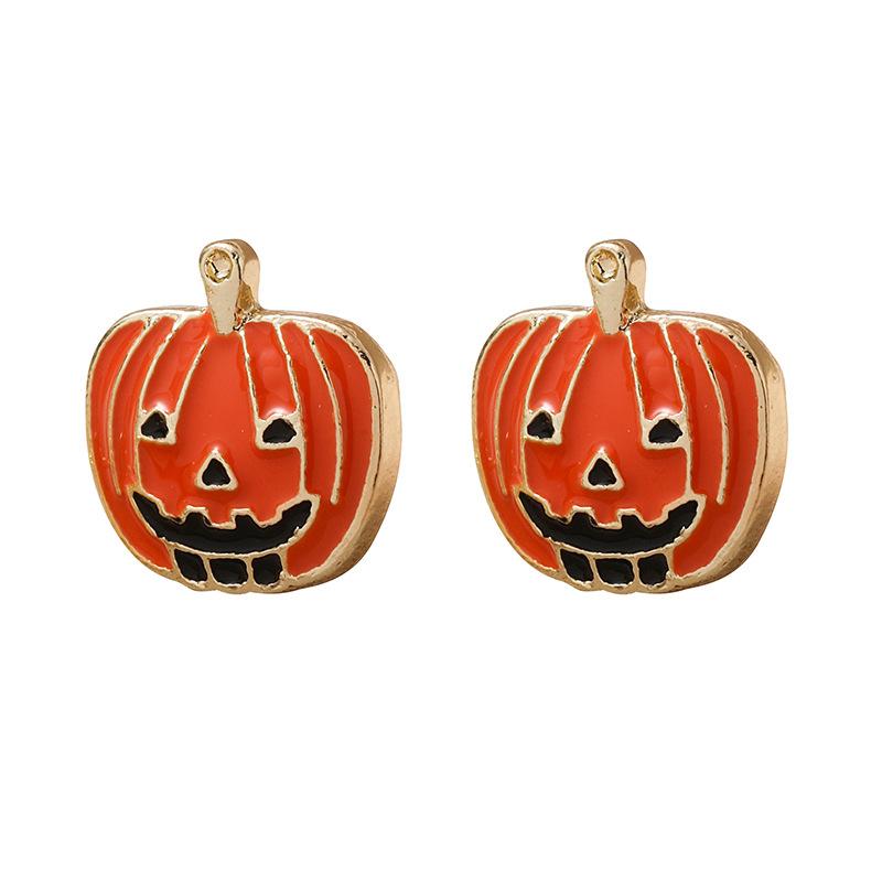 Halloween Earrings Skull Spider Pumpkin Ghost Black Cat Spooky Funny Women Jewelry
