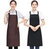 Водонепроницаемый фартук с логотипом на заказ для женщин - Модная кухонная и ресторанная униформа
