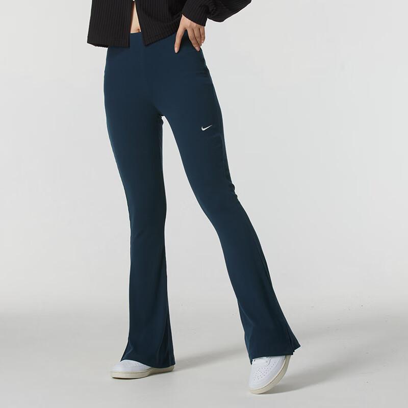 Nike Дышащие удобные модные повседневные брюки женские низ темно-синего цвета FQ2114-478